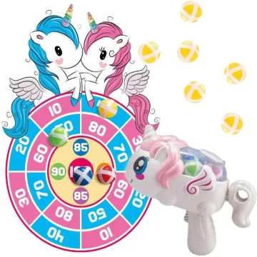 Arkadinis žaidimas WOOPIE Darts Set 2-in-1 Unicorn