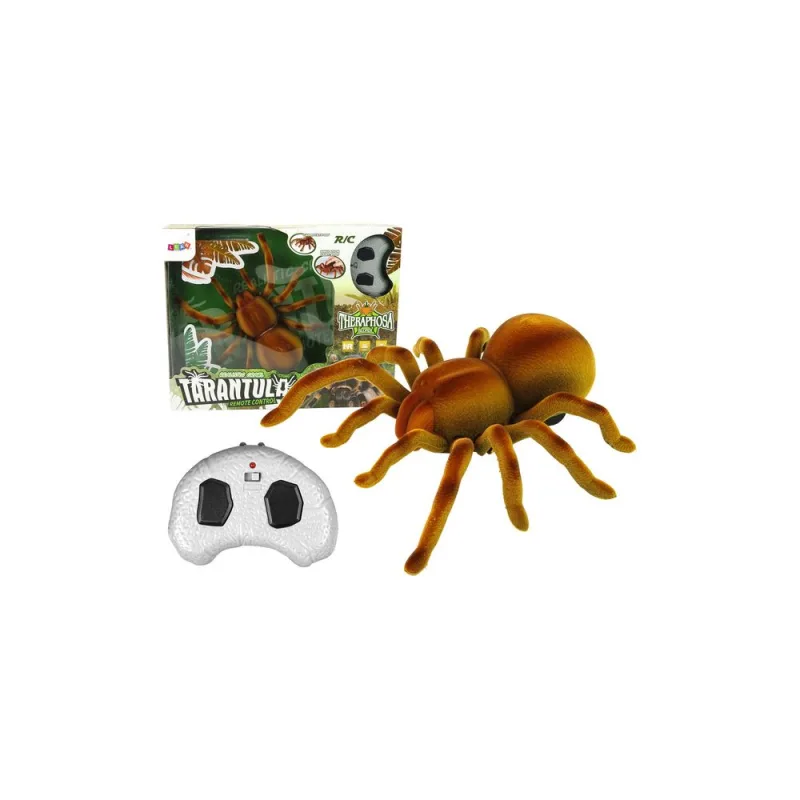 Nuotoliniu būdu valdomas voras „Tarantula“ su infraraudonųjų spindulių siųstuvu, rudas, R/C · 1
