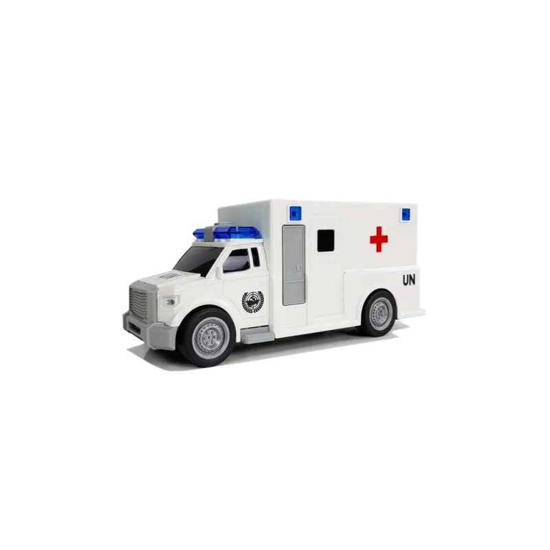 Greitosios pagalbos automobilis su pavara 1:20 su garsu · 2