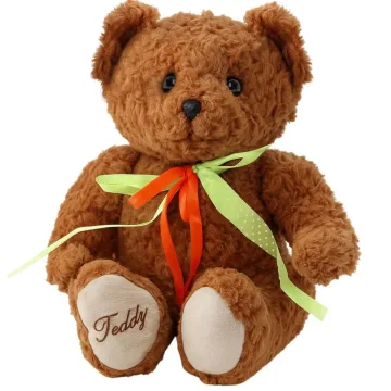 Pliušinis meškiukas Teddy 30cm, rudas
