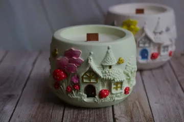 Kvepianti sojų vaško žvakė STEBUKLINGAS MIŠKAS
