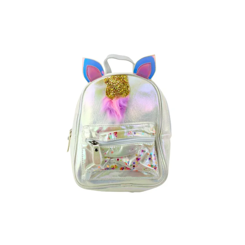 Vaikiška kuprinė su vienaragio ragu 25cm 4,5L, perlo sp. · 1