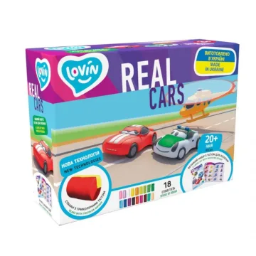 Kūrybinis rinkinys Modeliavimo ir lipdymo priemonės Play Dough -Real Сars