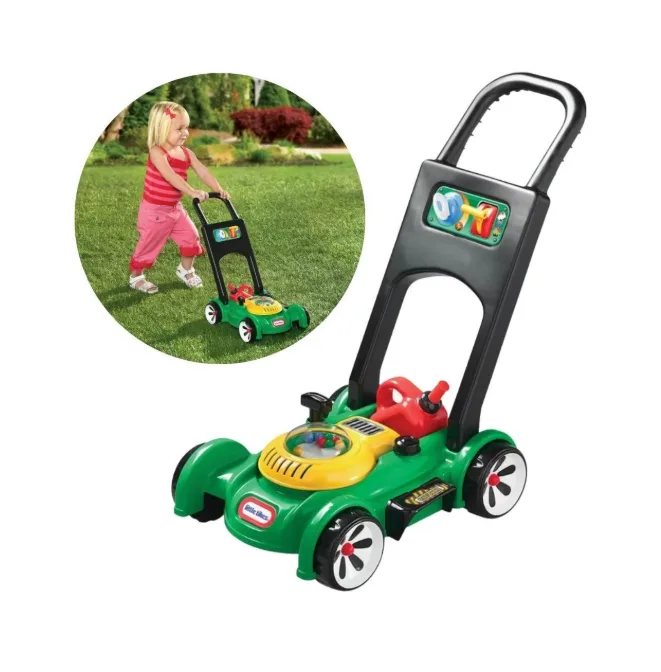 Little Tikes mechaninė žaislinė vejapjovė su garso efektu ir kanistru · 1