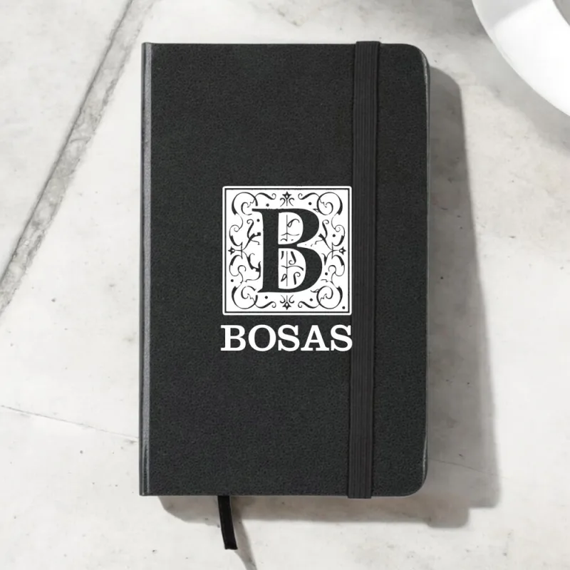Juoda užrašų knygutė „BOSAS“