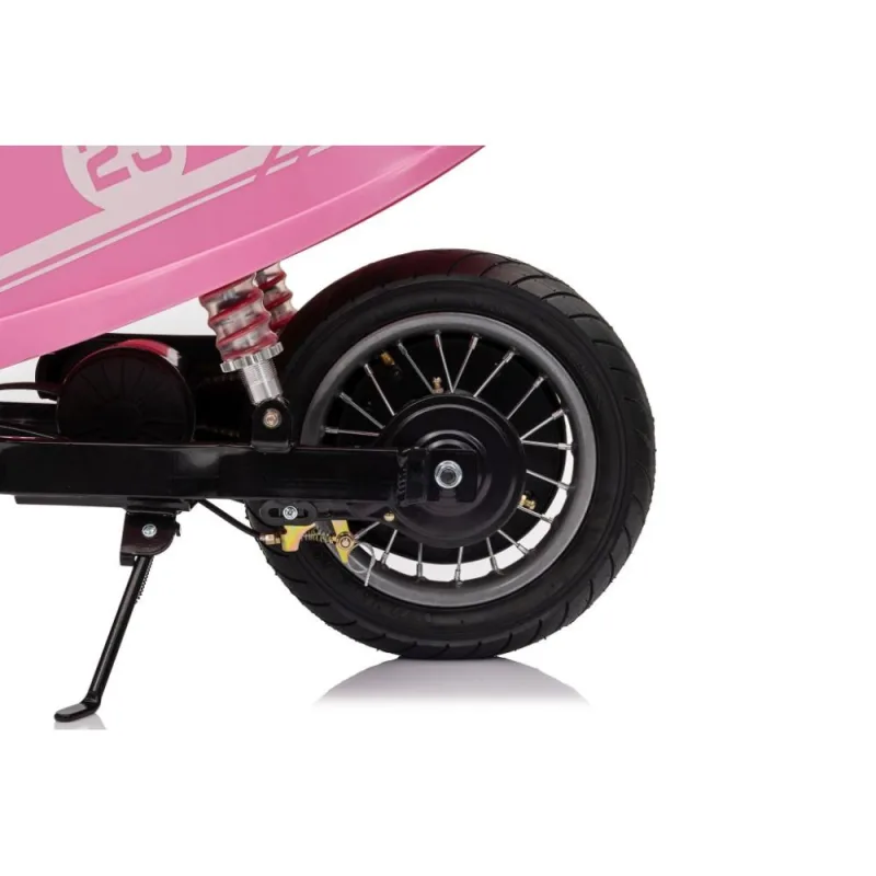 Akumuliatorinis rožinis retro motoroleris WATERPROOF/sx-2438 · 3