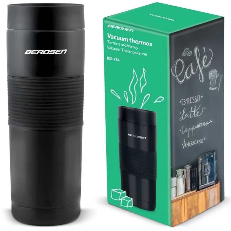 Vakuuminis termosas 590 ml BD-784 juodas · 1