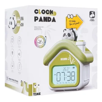 Elektroninis laikrodis / žadintuvas Panda