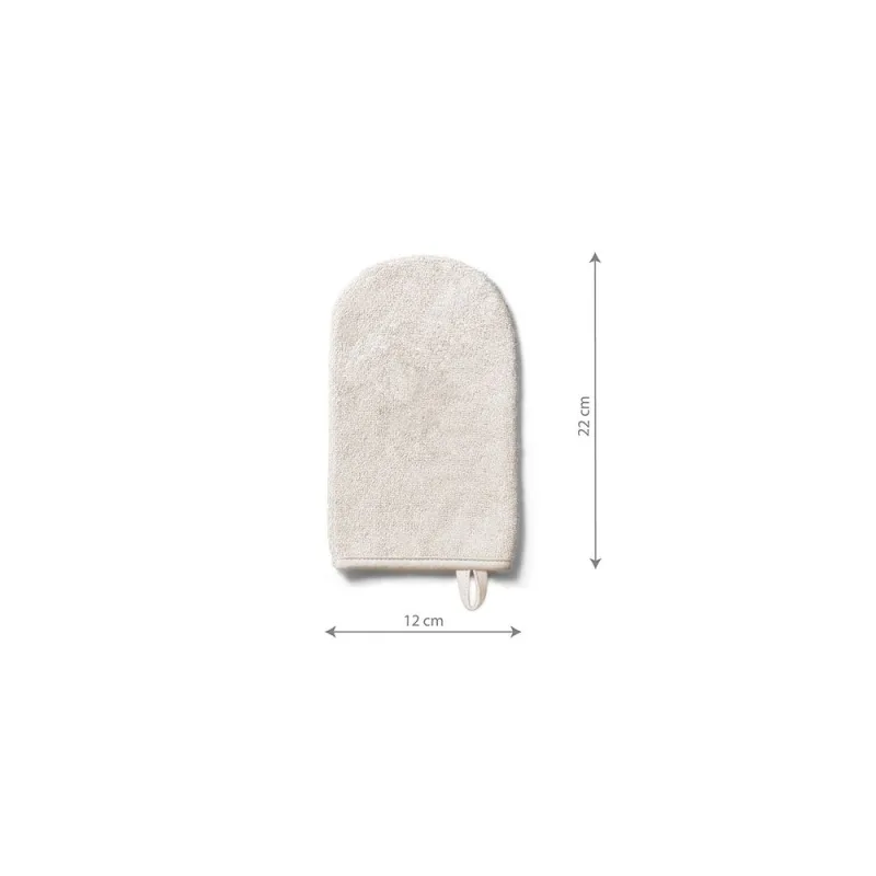 Bambukinė flanelinė prausimosi pirštinė BabyOno 347/11, smėlio sp. · 3