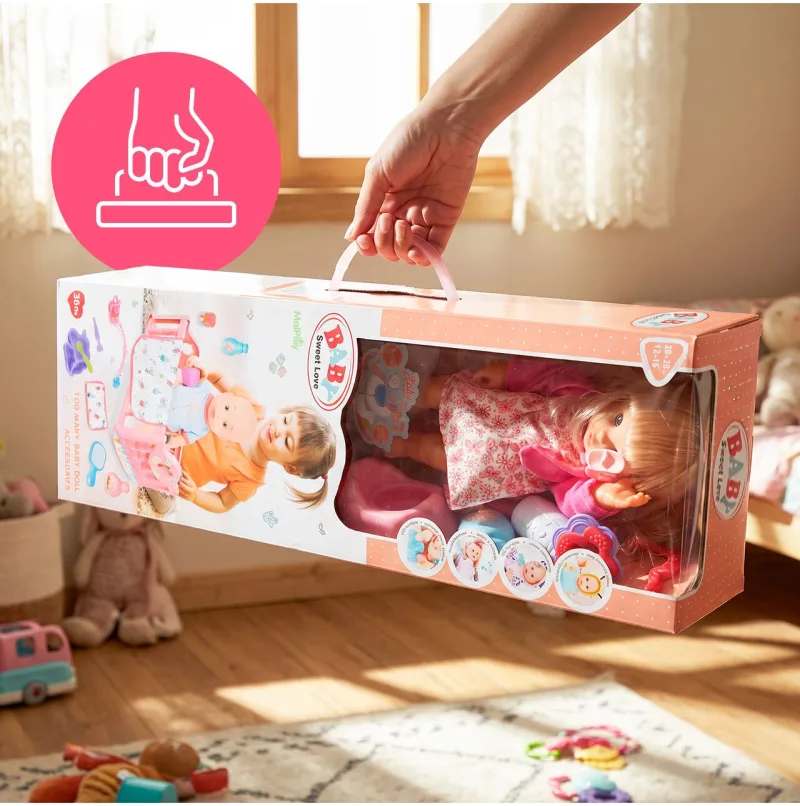 Lėlė „Baby Sweet Love“ su lovyte ir priedais, 32 cm · 2