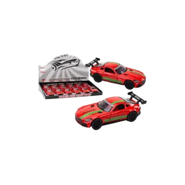 Sportinis automobilis 1:32 Figūrėlė Spoileris Metalinis raudonas garsas