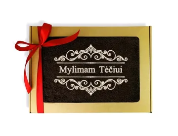 Siuvinėtas rankšluostis „Mylimam tėčiui“