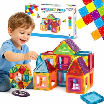 Magnetinis konstruktorius WOOPIE 3D spalvotas rinkinys