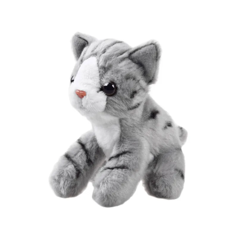 Pliušinis žaislas katė sėdi 13cm 13733 · 1