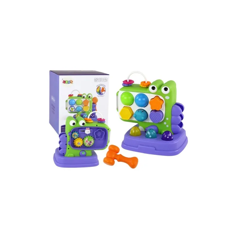 Dinozaurų edukacinis žaislas Whac-A-Mole Sorter violetinis · 1