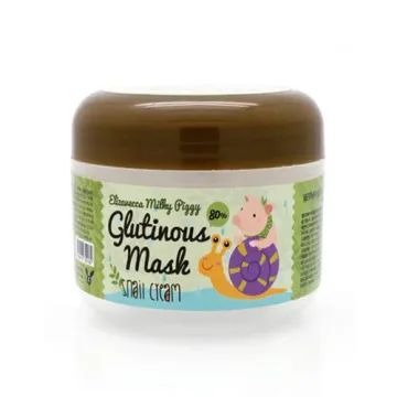 Elizavecca Milky Piggy Glutinous Mask 80% Snail Cream - veido kremas