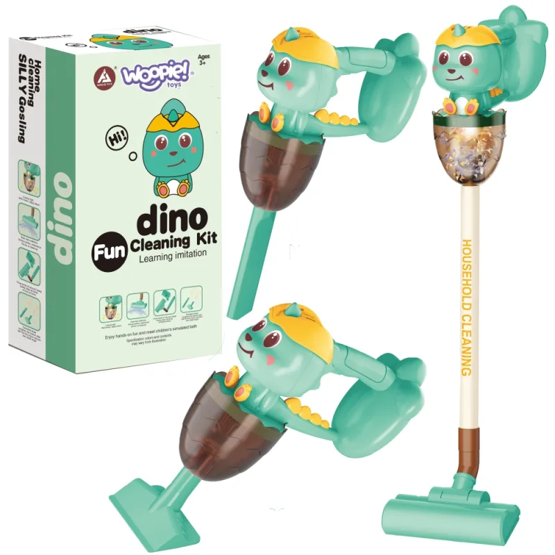 Interaktyvus Dino dulkių siurblys WOOPIE 3in1 Siurbimo funkcija Šviesos garsas · 1