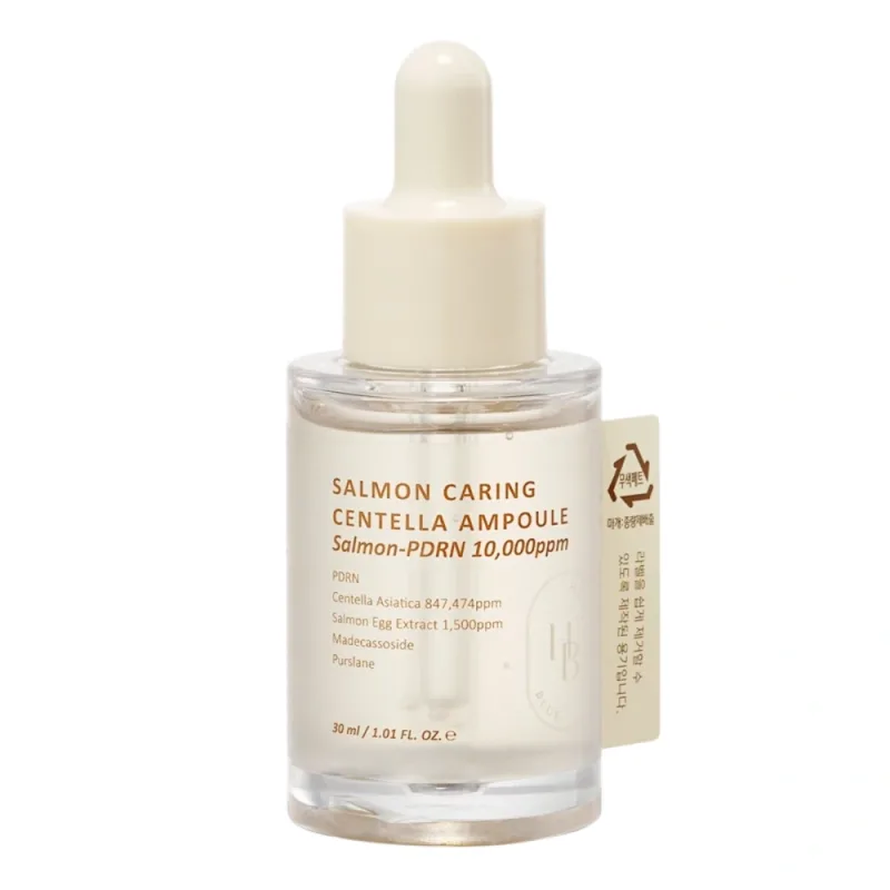 HEVEBLUE Salmon Caring Centella Ampoule – veido serumas su PDRN · 1