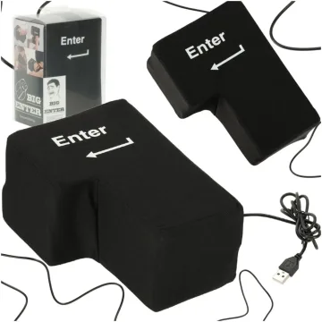Didelė antistresinė USB pagalvėlė - ENTER klavišas