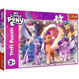 Puzzle – „24 Maxi“ – „Laimingos Ponio Dienos“ („My Little Pony“) – Trefl
