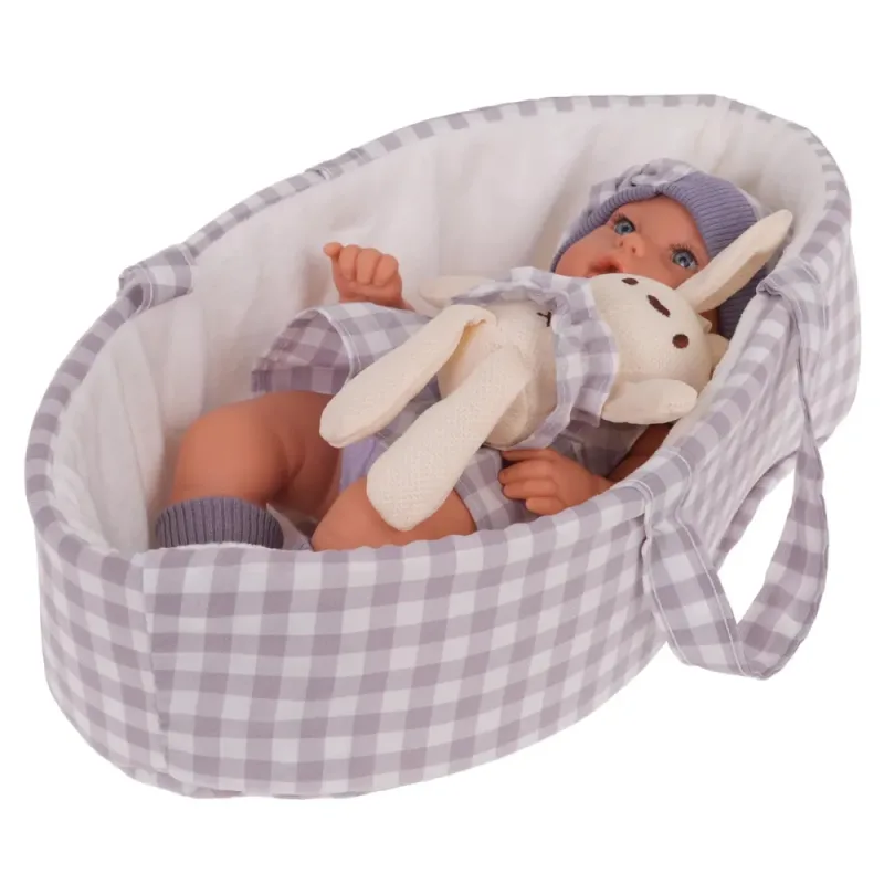 Kūdikio lėlės rinkinys + priedai, violetinė · 3