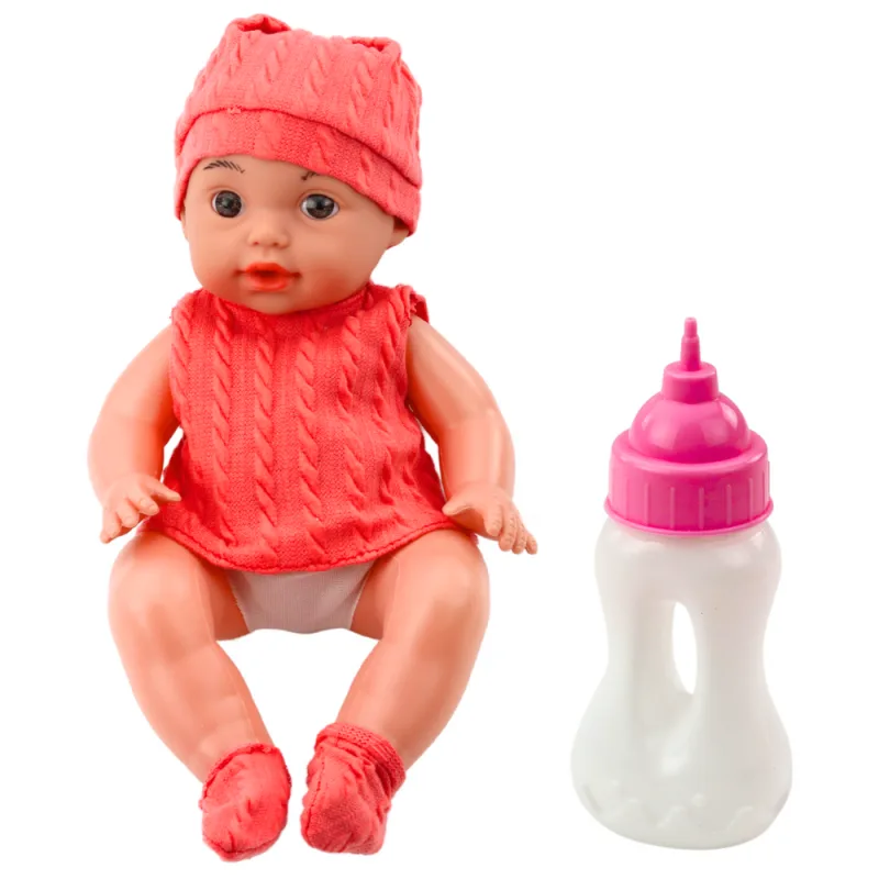 Interaktyvi kūdikio lėlė su buteliuku 30 cm · 1