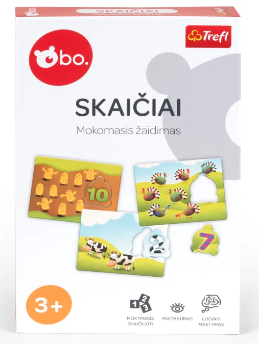 BO. Mokomasis žaidimas „Skaičiai“ – skaičių pažinimas vaikams lietuvių kalba · 1