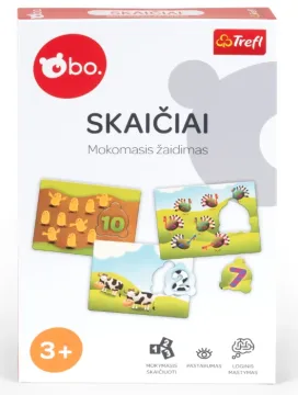 BO. Mokomasis žaidimas „Skaičiai“ – skaičių pažinimas vaikams lietuvių kalba