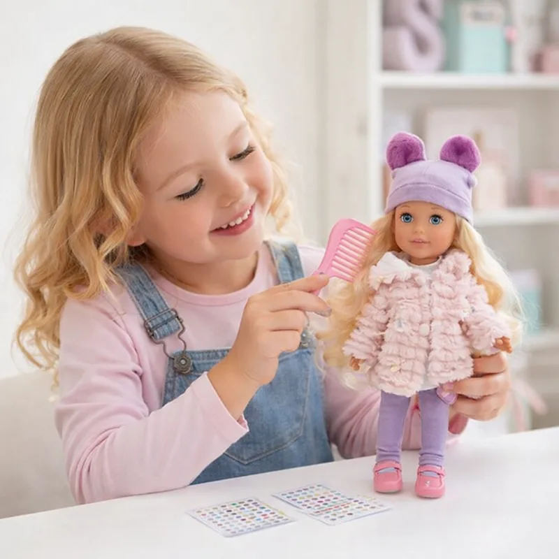 40 cm lėlė „Vale Fashion“ su aksesuarais – stilinga žaislinė lėlė mergaitėms · 3