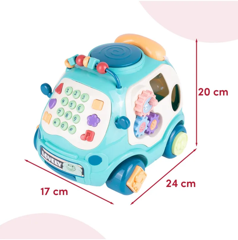 Daugiafunkcis muzikinis žaislas- rūšiuoklis automobilis. · 3