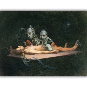 Reprodukcija „Žmogus, apsėstas demonų“, Richard Tenant Cooper