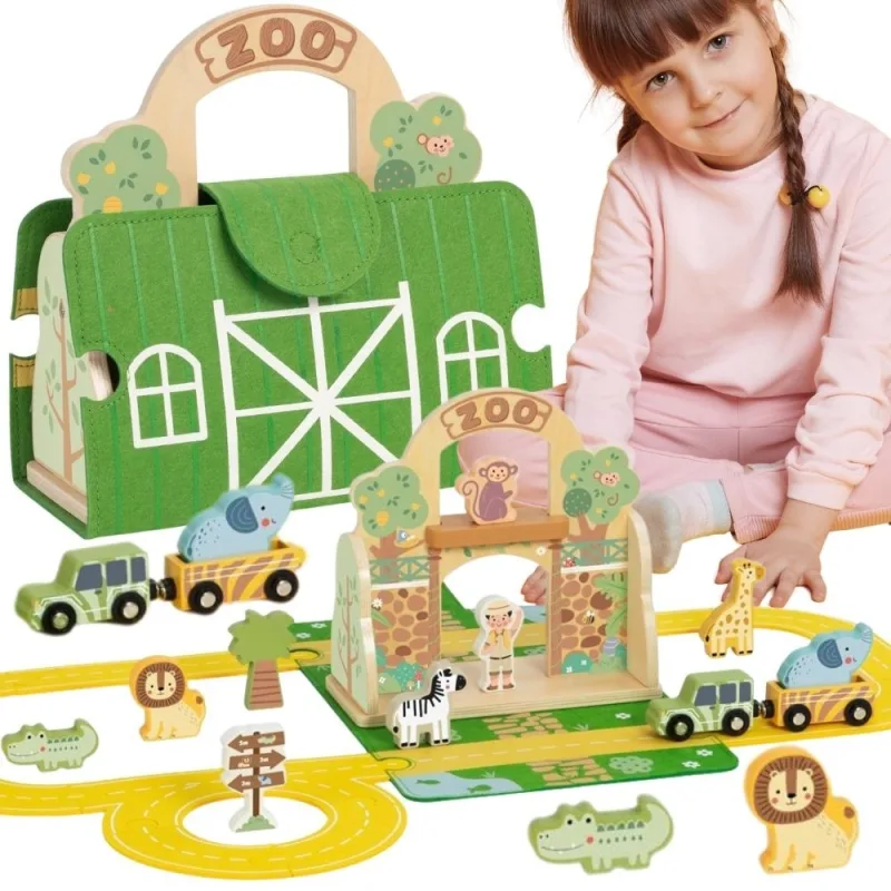 Mini zoologijos sodas krepšelyje TOOKY TOY · 1