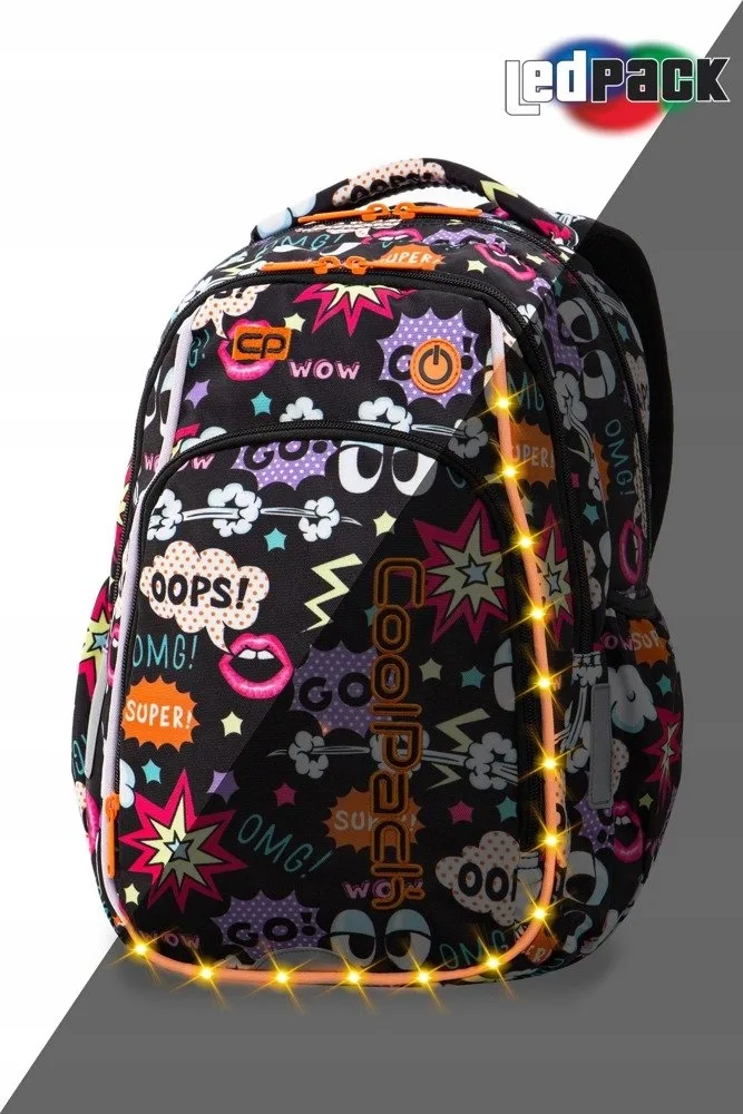 Mokyklinė kuprinė Coolpack su Led apšvietimu · 1
