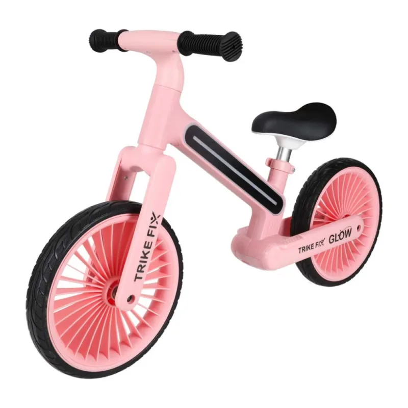 Balansinis dviratis Trike Fix Glow LED rėmas, rožinis · 2