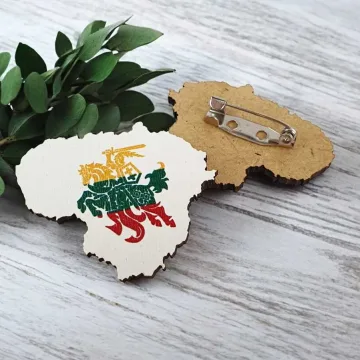 Įsegamas ženkliukas „Lietuva“ 3vnt