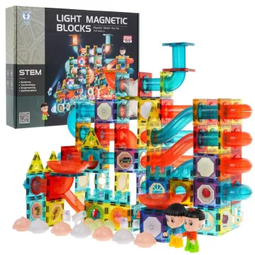 Magnetinis šviečiantis konstruktorius, 292 dalių rinkinys