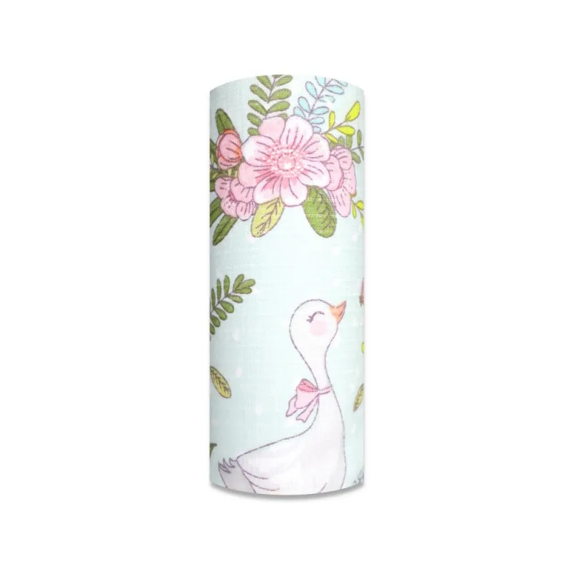 Sauskelnės - 29347 - TETRA PRINT - EGA - GOSSE & FLOWERS - MINT - dydis 70x80 cm · 1
