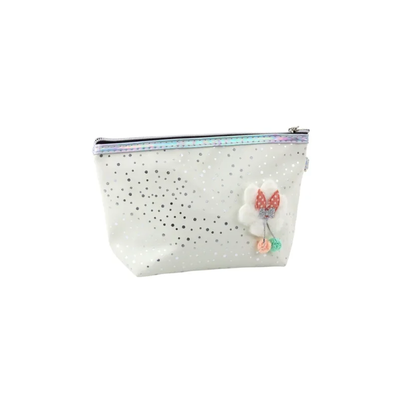 Pieštukinė - kosmetinė Shiny Dots White 23x16cm · 3