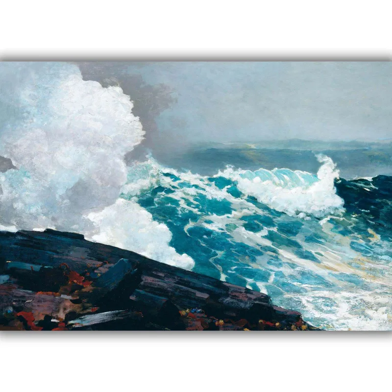 Reprodukcija „Šiaurės rytai“, Winslow Homer (1895)