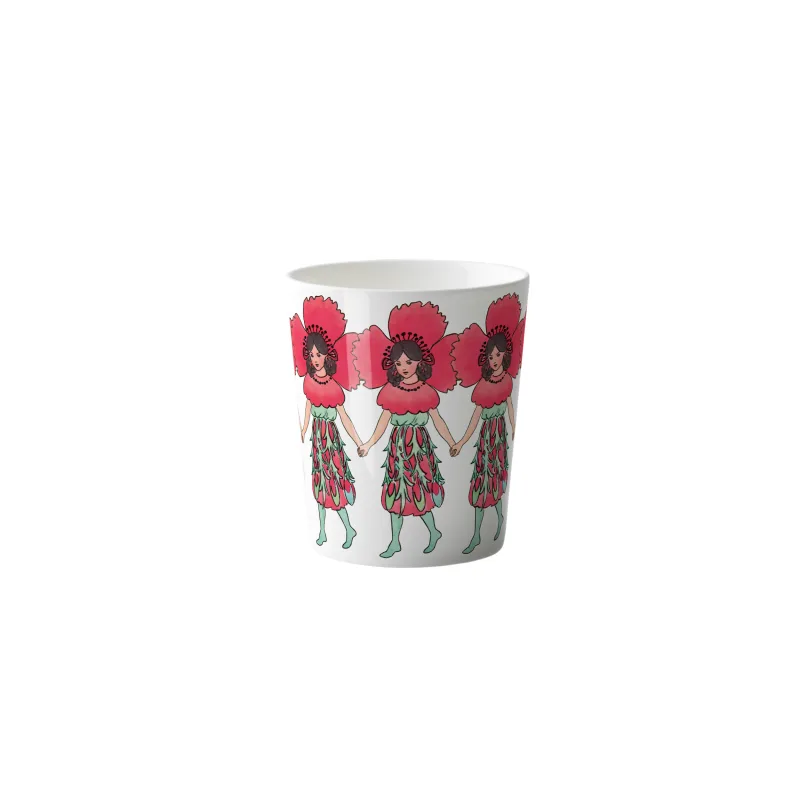 Porcelianinis puodelis Poppy 280ml Elsa Beskow — Ø80, H95 mm