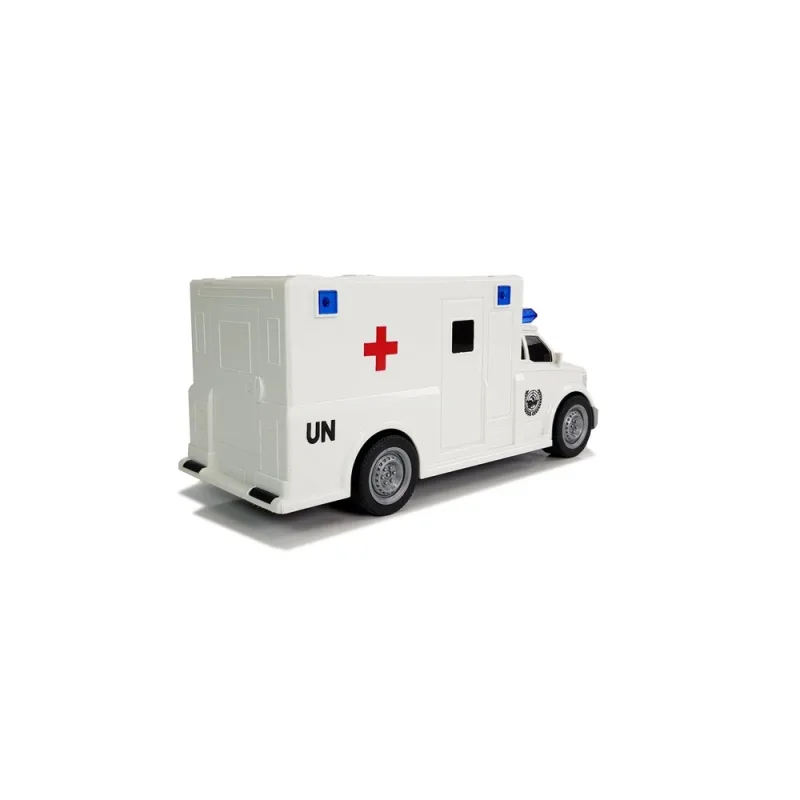 Greitosios pagalbos automobilis su pavara 1:20 su garsu · 3