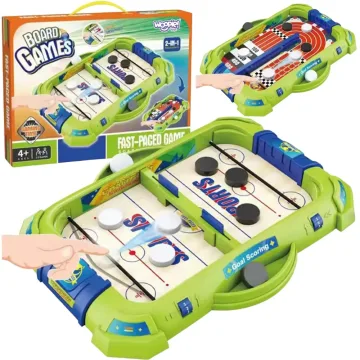 Mini ledo ritulio lenktynių arkadinis žaidimas WOOPIE 2-in-1