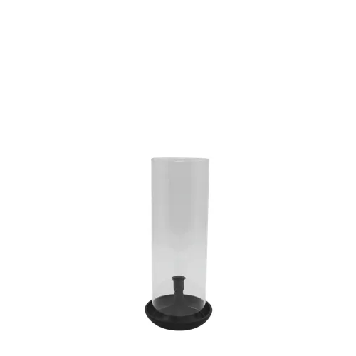 Sendinta žvakidė juoda 2 — H35/D15 cm