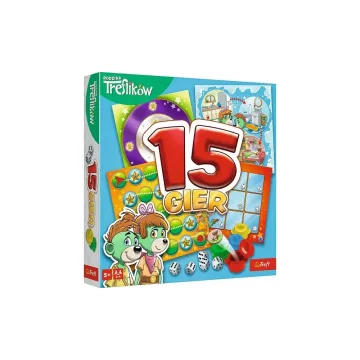 Stalo žaidimas „15 žaidimų“, „Trefl“ 02823