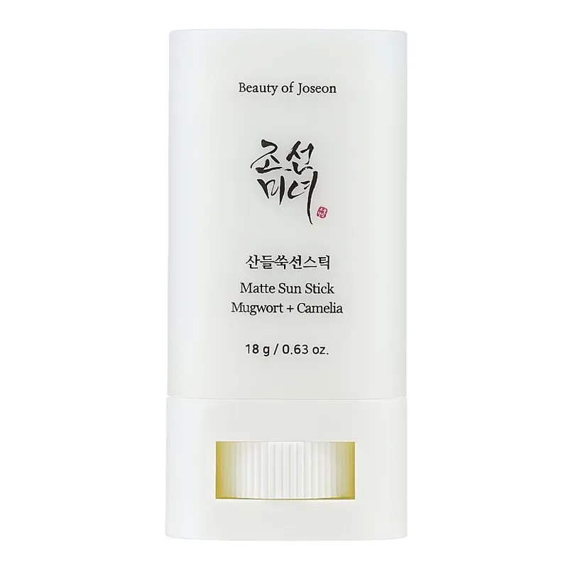 Beauty Of Joseon Matte Sun Stick Mugwort + Camelia SPF50+ PA+++ – apsauginis pieštukas nuo saulės · 1