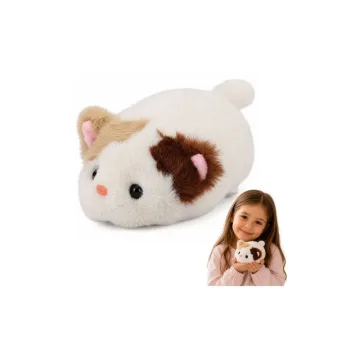 Pliušinis kačiukas 16 cm, baltas