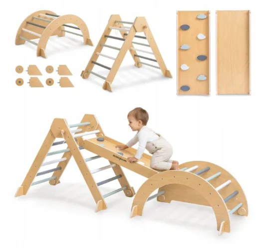 Mamabrum MAM258 Montessori žaidimų aikštelė 4in1 · 1