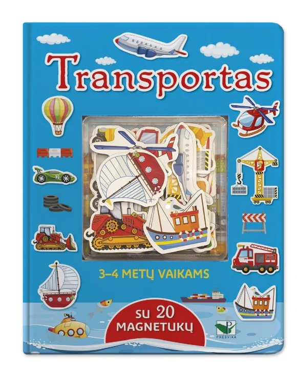 „Transportas“ – interaktyvi knygelė su 20 magnetukų · 1