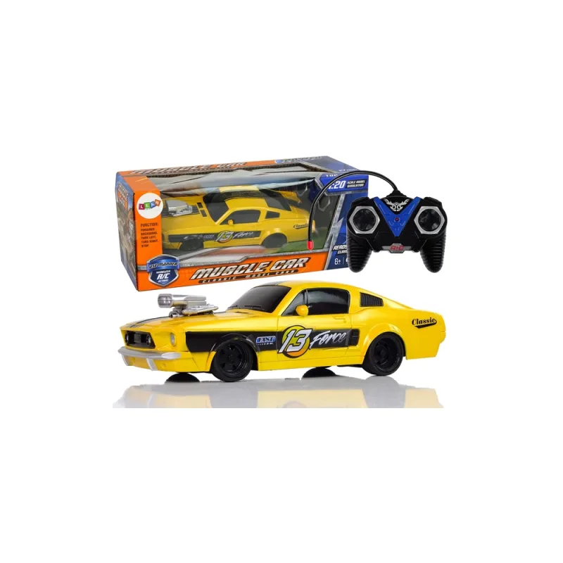 Nuotoliniu būdu valdomas sportinis automobilis 1:20 Pilot, Yellow · 1