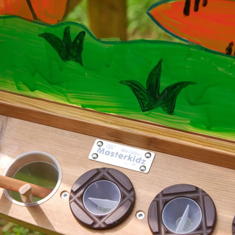 Skaidri akrilo tapybos lenta MASTERKIDZ 4-pusės + puodeliai · 2